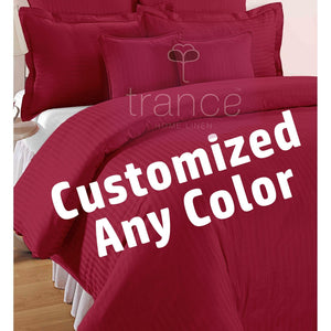 Trance Home Linen 100% Cotton king size/Queen size Fitted Bedsheet with Pillow Covers